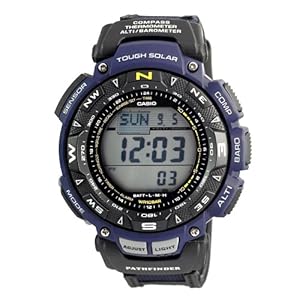 Casio Men's PAG240B-2CR Pathfinder Triple Sensor Multi-Function Sport Watch 