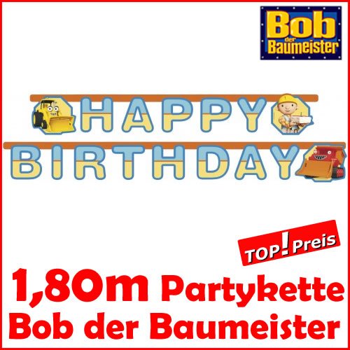 Partykette Bob the builder