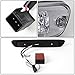 Auto Dynasty Dual Row Full LED Chrome Housing 3rd Third Tail Brake Light Cargo Lamp Compatible with Chevy Colorado GMC Canyon 04-12
