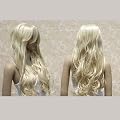 women fancy dress wig for fun and party - long blonde