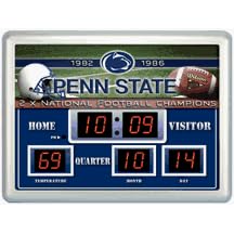 Penn State Nittany Lions 14 x 19 LED Scoreboard Clock and Thermometer