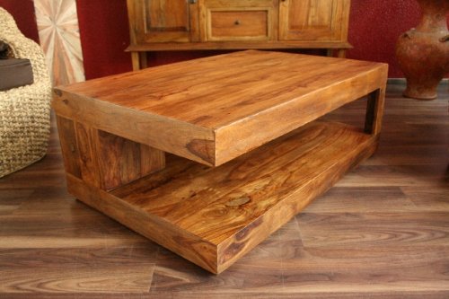 Couchtisch,Tisch,Designer,Holz,Massiv,Neu,Bali,110x70cm