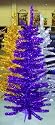 Purple Tinsel Aluminum 4 Foot Artificial Christmas Tree