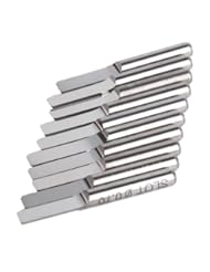 3.175 x 3mm Parallel Carbide CNC/PCB Milling Cutter Bits CEL 10mm Pack Of 10