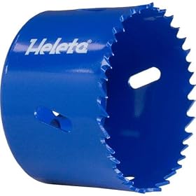 2-9 16 Bi-Metal Hole Saw (HSS-M42 Steel) - Used for Iron, Non-Ferrous Metals, Alloy Steel,... by Heleta