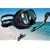 Stealth Mirrored Lens Scuba Diving Dive Mask + Sahara Ultra Total Dry Snorkel Set