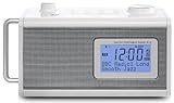 Teac R-5-W tragbares Radio (PLL-Synthesizer, MW/UKW/RDS-Tuner, AUX-IN) weiß