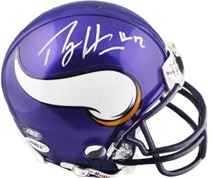 Percy Harvin Signed Mini Helmet - JSA Certified - Autographed NFL Mini Helmets