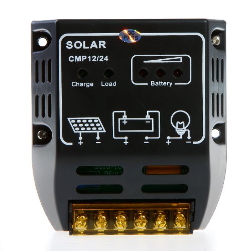 10A 12V/24V Solar Charge Controller Solar Panel Battery Regulator Safe Protection