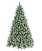 Barcana 9 Foot Cashmere Fir Ready-Trim Christmas Tree with 1300 Clear Mini Lights