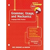 holt elements of language grammar usage and mechanics language skills practice grade 8 elements of language