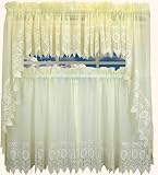 Review H.C. International  / Diana Tier Curtain- Beige 36