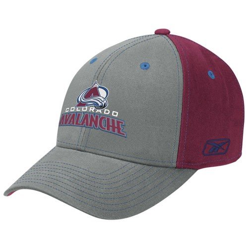 Buy Reebok Colorado Avalanche Gray Structured Adjustable Hat by Reebok