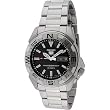 Seiko 5 Black Dial Stainless Steel Automatic Mens Watch SNZE79