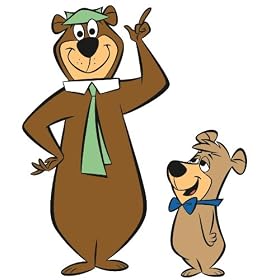 RoomMates RMK1442GM Yogi Bear and Boo-Boo Peel and Stick Giant Wall Decals