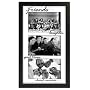 Friends 3 Opening Picture Frame Collage Black 4x6"
