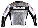 Joe Rocket Suzuki Replica Mesh Mens Motorcycle Jacket Gunmetal/White/Black/Silver XXL