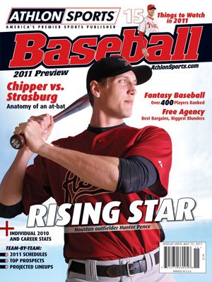 Athlon Sports 2011 MLB Baseball Preview Magazine- Houston Astros Cover