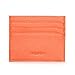 GintaXen Slim Genuine Leather Credit Card Holder Front Pocket Wallet with RFID Blocking - Orange