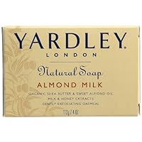 Yardley London Natural Soap, Almond Milk, 4 oz