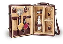 Manhattan Picnic Martini Tote Color: Black / Green