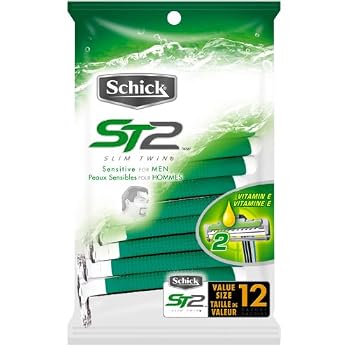 Set A Shopping Price Drop Alert For Schick ST2 Disposable Razor, Sensitive for Men, 12-Count Packages (Pack of 3)