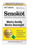 Senokot Natural Vegetable Laxative Ingredient, Tablets, 100 tablets Reviews