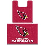 Arizona Cardinals Two Piece Bath Rug Set