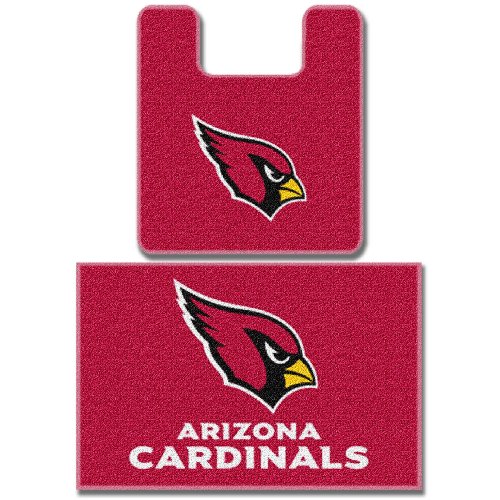 Arizona Cardinals Two Piece Bath Rug Set