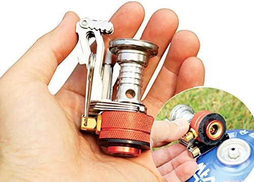 LoShane 2 Pack Ultralight Mini Outdoor Backpacking Camping Stove with Piezo Ignition, Germany Design with 12-month Warranty