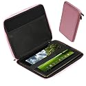iGadgitz Pink EVA Travel Hard Case Cover Sleeve for Asus Eee Pad TF201 Transformer Prime & TF300 TF300T Android Tablet with Keyboard & TF101 Tablet (without keyboard)