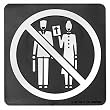 No Preaching' Door Plaque