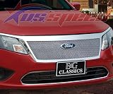 2010-UP Ford Fusion Chome Wire Mesh Grille Upper - E&G Classic