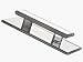 CRL Clear Acrylic Large Stick-On Mirror Pull