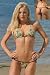 Adjustable top & tie Thong Bikini (Paisley Forest) Bikini