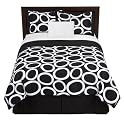 Home Irregular Circle Bedding Collection - Black &amp; White