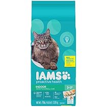IAMS PROACTIVE HEALTH Indoor Weight and Hairball Care Dry Cat Food 7 Pounds

