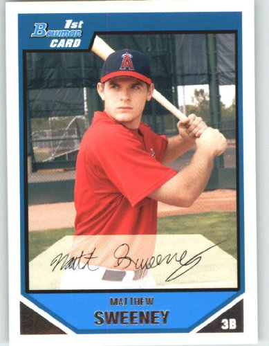 2007 Bowman Prospects #BP11 Matthew Sweeney - Los Angeles Angels (XRC - Rookie Card Parallel / Prospect) (Baseball Cards)
