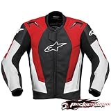 ALPINESTARS RC-1 LEATHER JACKET RED 48 3105073048