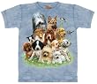 The Mountain Puppies In Grass Dogs Short Sleeve Tee T-shirt