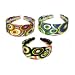 Multi Circle Retro Print Head Band bestseller pack includes all 3 colors