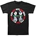 Kiss Distressed Dynasty Tour 1979 Print Men's Slim Cotton Shirt