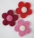 WooLaLa Embellished Flowers- Peony/Red/Rose