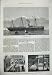 1876 Troop Ship Assistance Horses Transport Stable Deck