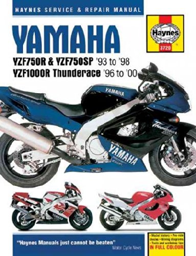 Yamaha Yzf750r, Yzf750sp, and Yzf1000r Thunderace Service and Repair Manual (Hay