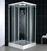 DreamLine Jetted Steam Shower Unit SHJC6140404-DS. 40x40, Clear Glass, Chrome
