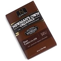 Newman's Own Organics Dark Chocolate Bar, 2.25-Ounce Bars (Pack of 12)