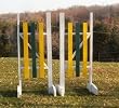 3 Panel 2 Color Wood Wing Standards Horse Jumps