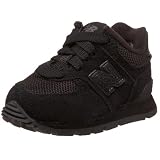 New Balance Infant/Toddler KJ574 Sneaker,Triple Black,2 M US Infant
