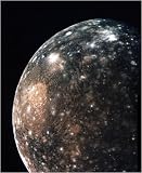 Callisto - One of Jupiters Moons: Box Canvas Print.